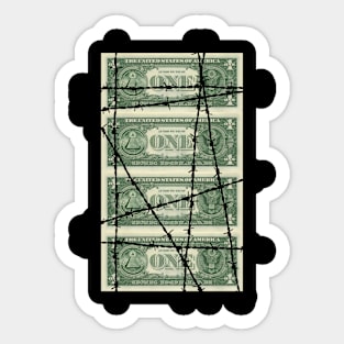 Wired Money Sticker